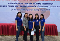 Cùng với Tổng Công Ty Tân Cảng Sài Gòn đóng góp một phần nhỏ vào chương trình tham gia hiến máu nhân đạo, phụng dưỡng bà mẹ Việt Nam anh hùng.
